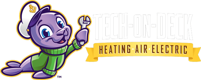 Tech-On-Deck Heating, Air &amp; Electric logo