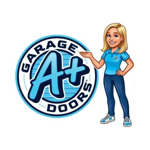 A Plus Garage Door logo