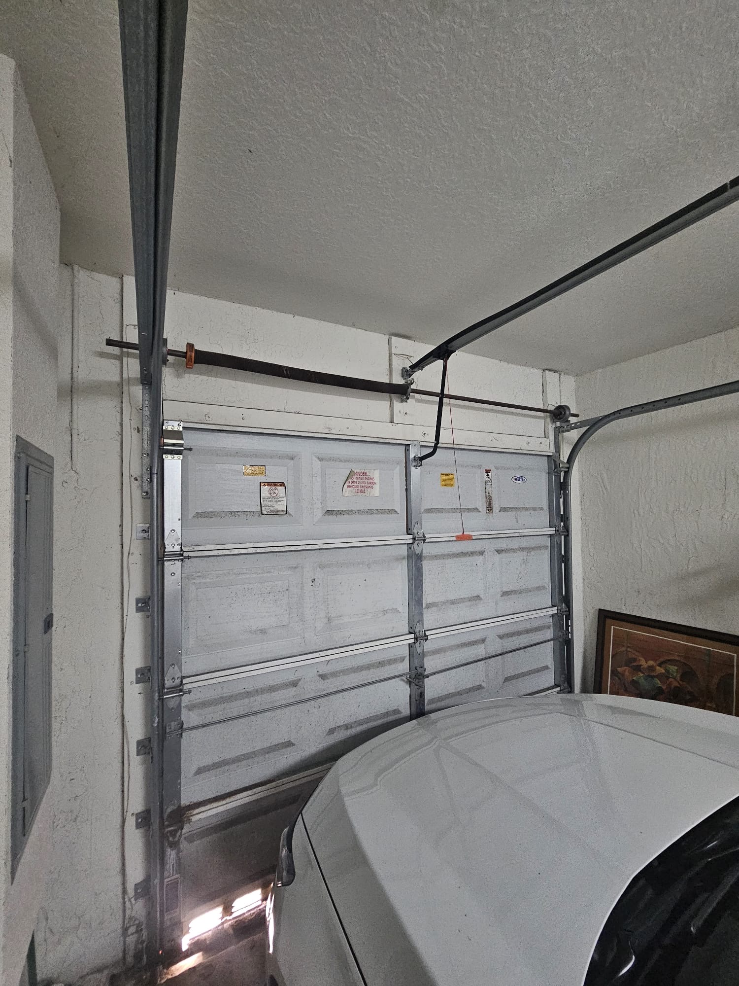 Quick fix garage door