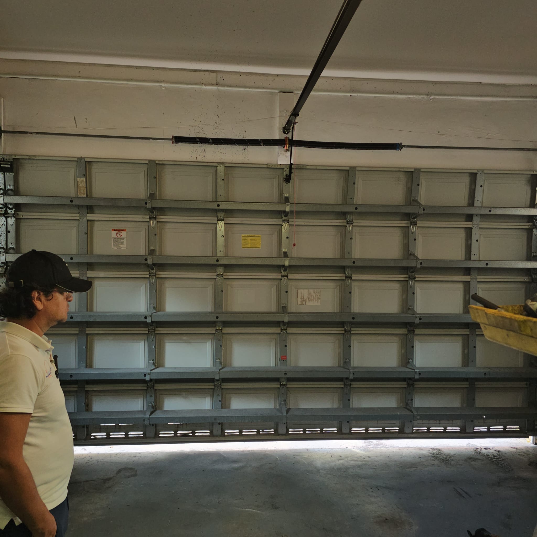 Quick fix garage door