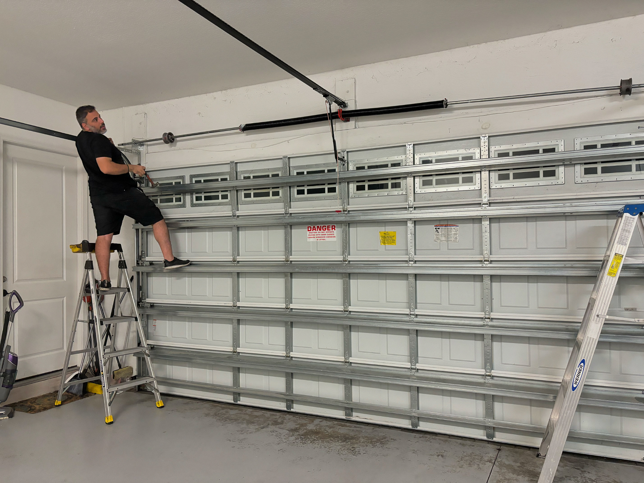 Quick fix garage door