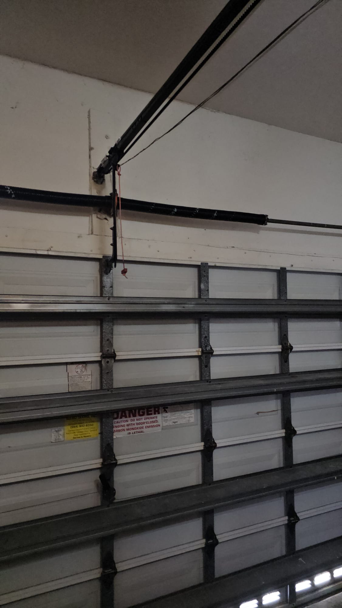 Quick fix garage door