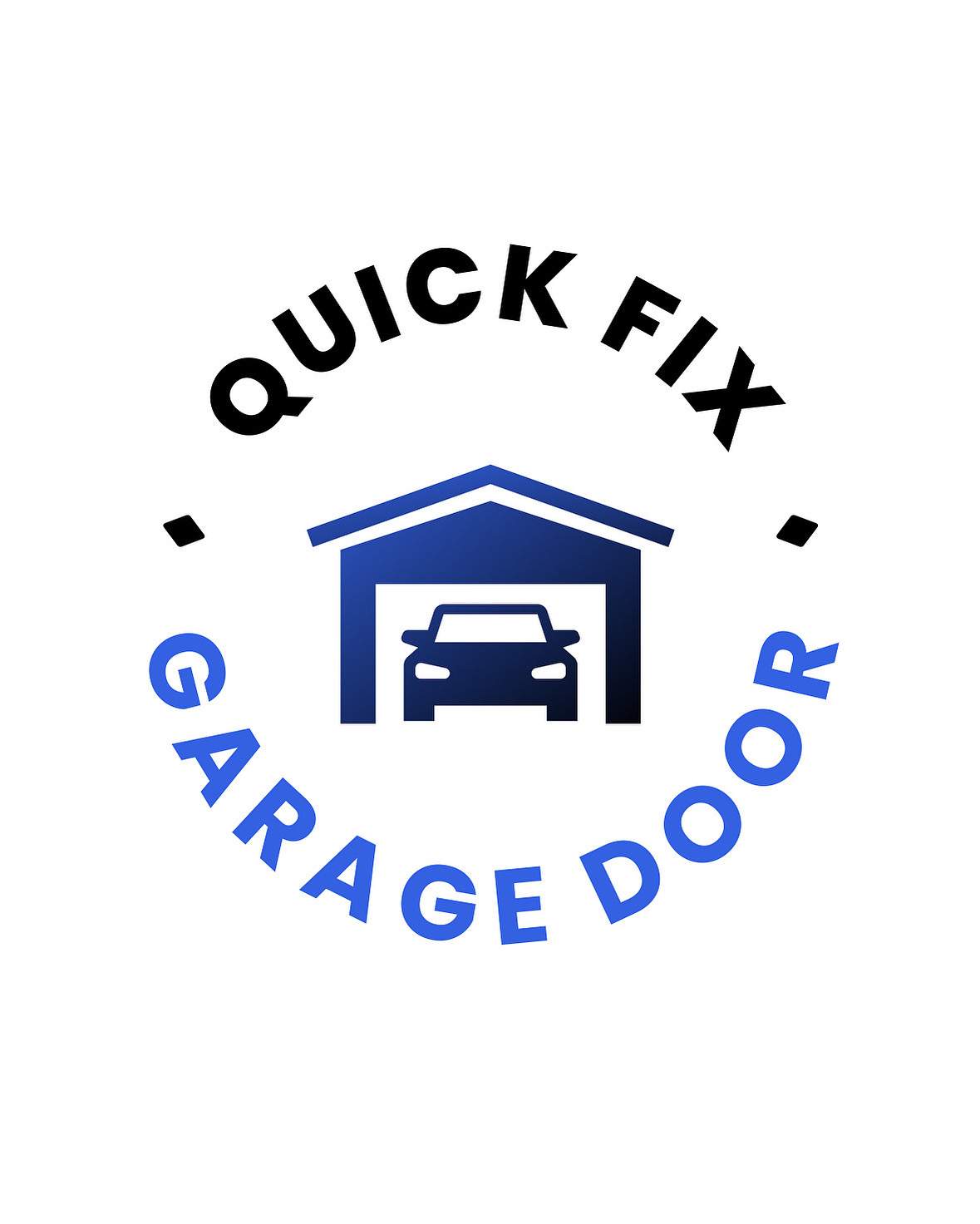 Quick fix garage door logo
