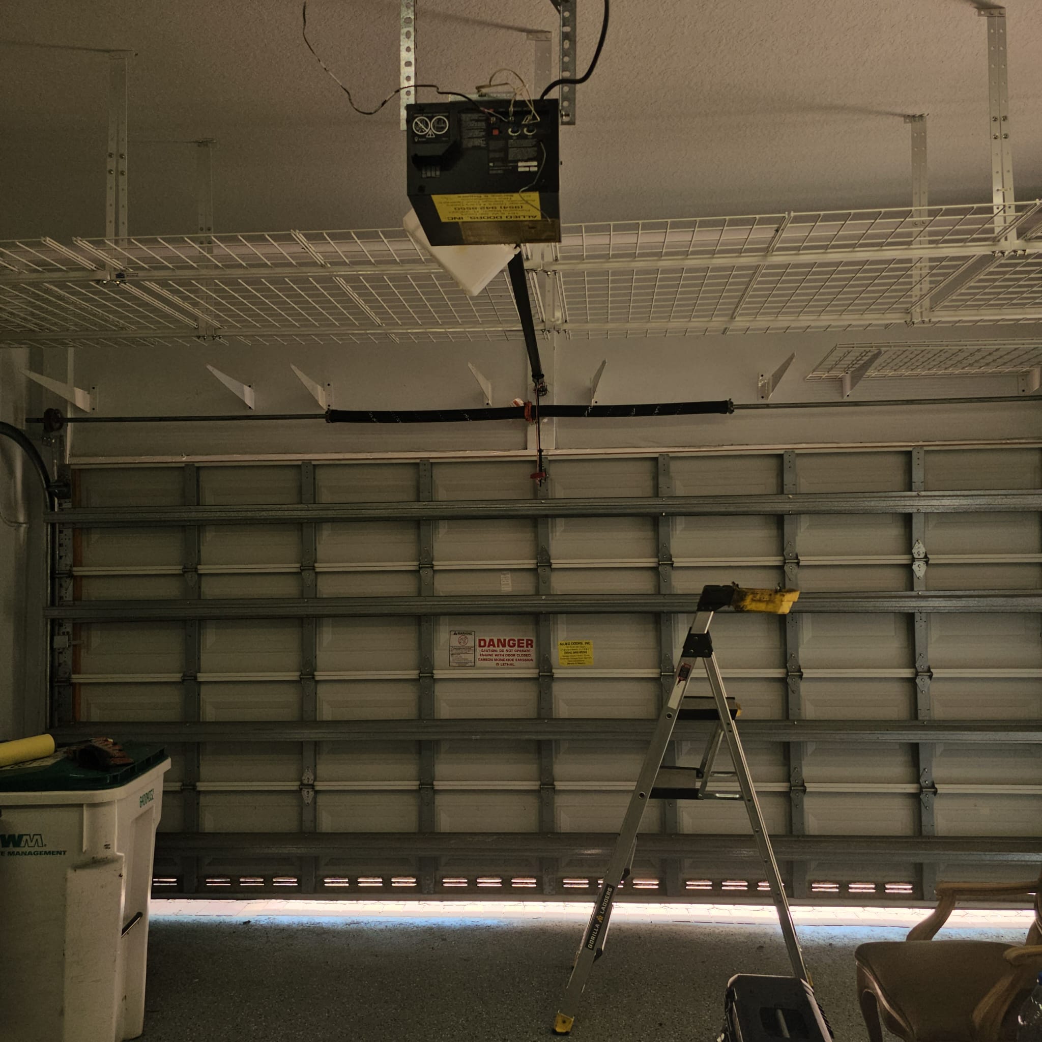 Quick fix garage door